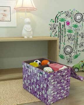 good homes Floral Foldable Multi Utility Storage Box-picture-36