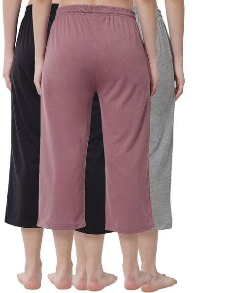 Buy Mid-Rise Fitted Capris with Insert Side Pockets Online at Best Prices  in India - JioMart.