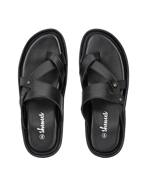 Shences black best sale daily slippers