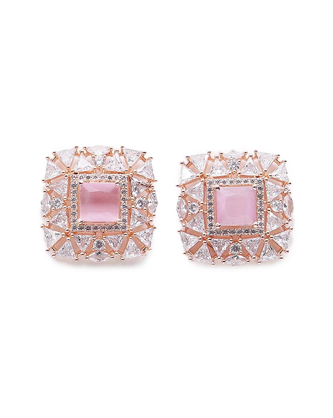 Enamel Diamond Earrings