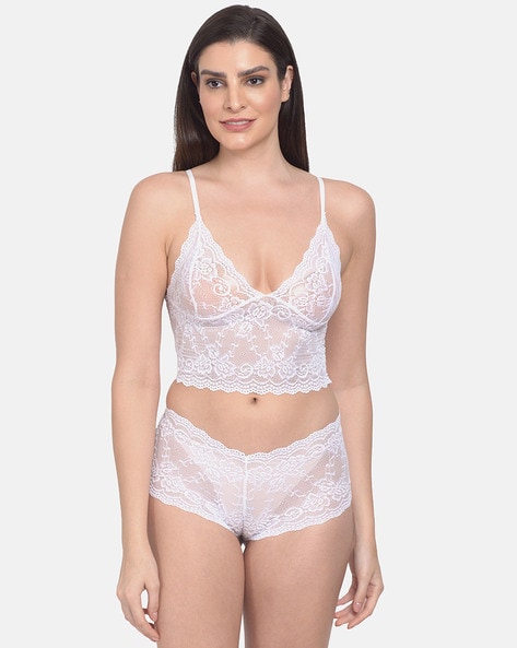 White Lingerie Sets - Buy White Lingerie Sets Online at Best Prices In  India