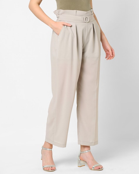 Pure Flax Linen Plain Regular Fit Trouser