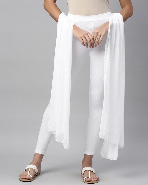 Buy White Leggings for Women by Twin Birds Online