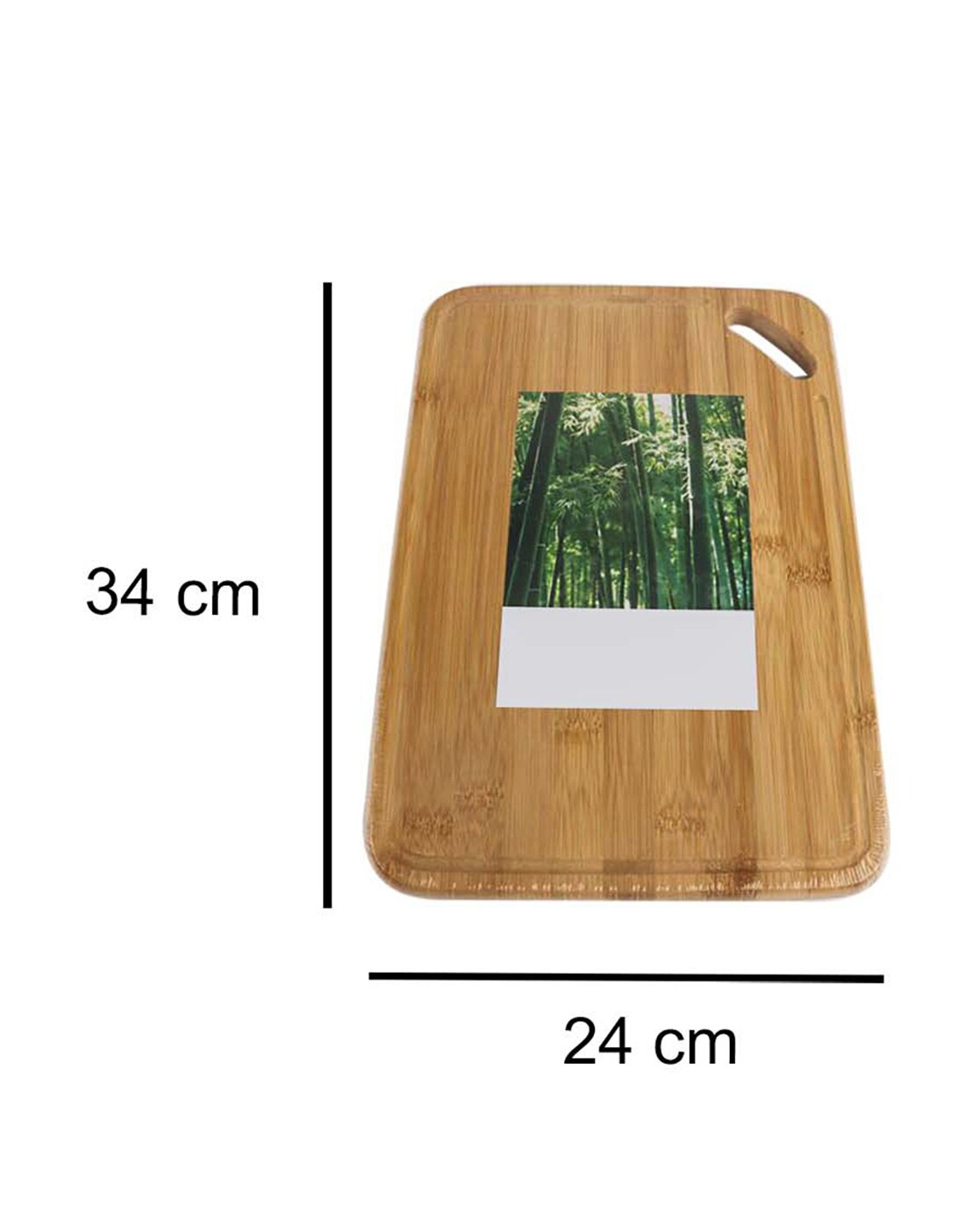 Wooden Chopping Board, Brown, Bamboo - MARKET 99