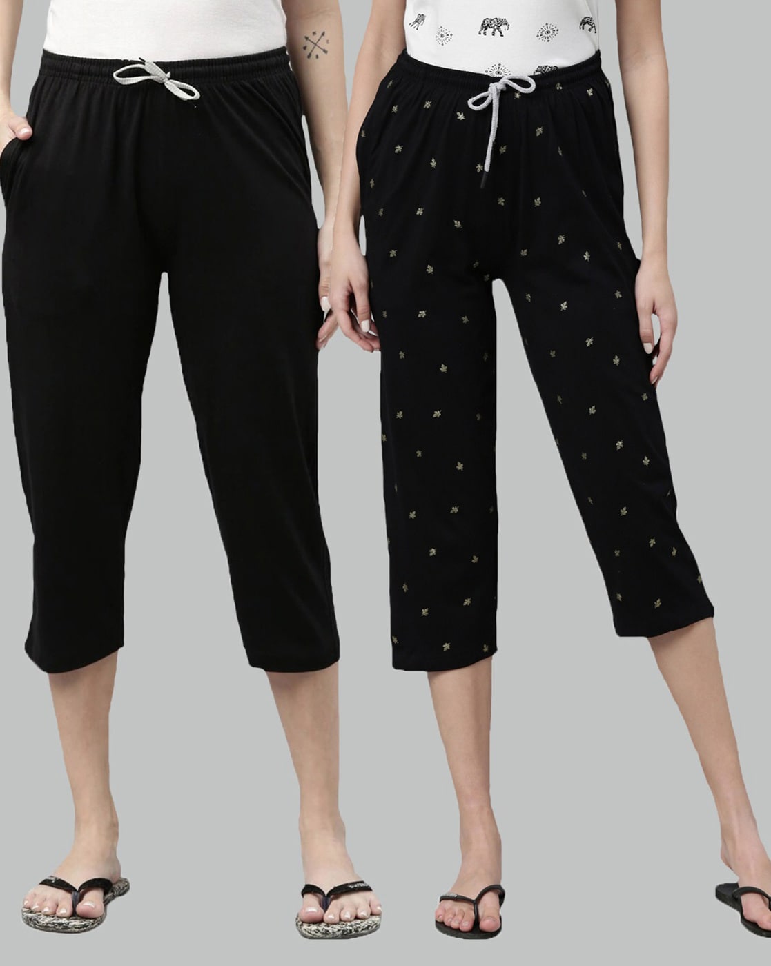 Buy Black Trousers & Pants for Women by Kryptic Online