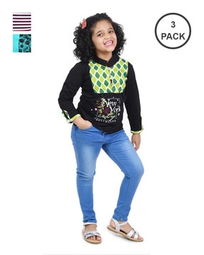 Buy Multicoloured Tops & Tshirts for Girls by Marks & Spencer Online