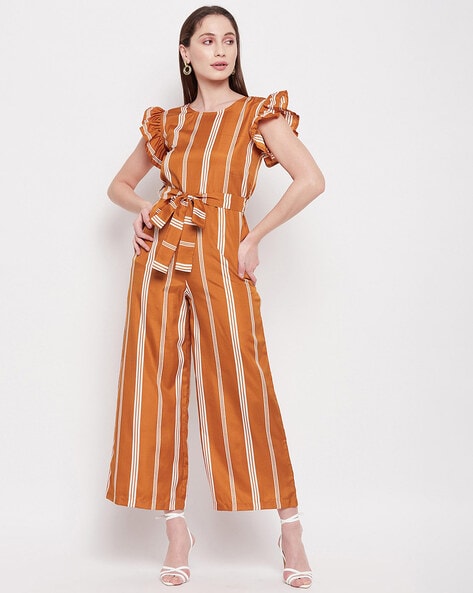 Buy Orange Jumpsuits &Playsuits for Women by FASHFUN CLOTHING Online