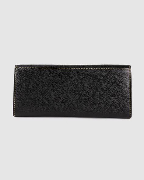 Black leather shop wallets for women