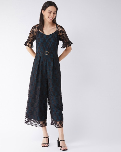 Buy Women's Jumpsuit Blue Lace Online