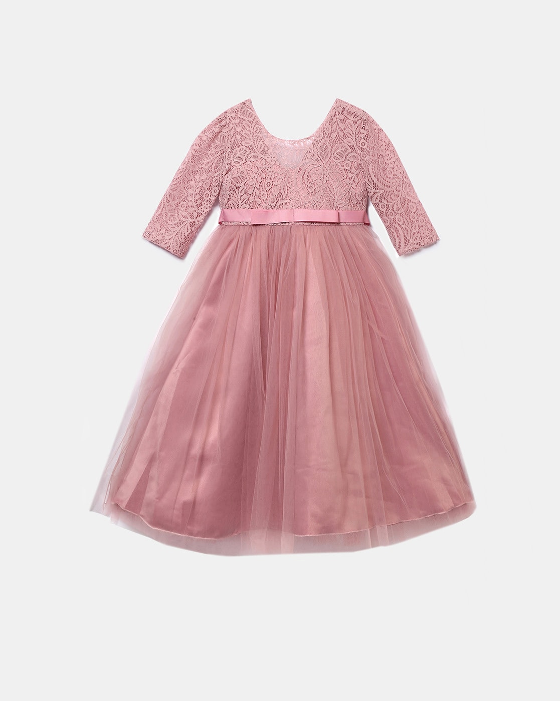 Hopscotch Girls Polyester Glitter Print Gown in Pink Color for Ages 4-5  Years (XIP-4124459) : Amazon.in: Fashion