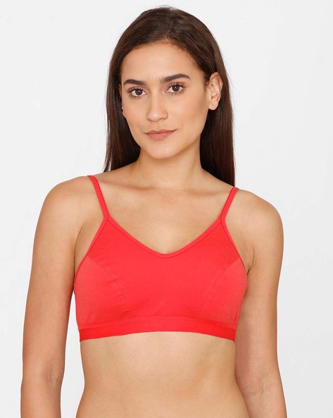 Double Layered Non-Wired Non-Padded 3/4th Coverage Bralette