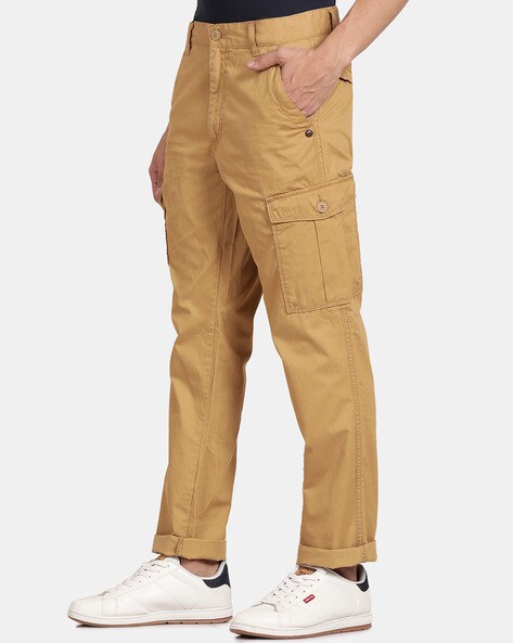 Spanish Grey Stretch Cargo Pants