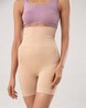 Buy Jockey SH03 Women's High Waist Cotton Rich Elastane Seamfree Shorts  Shapewear -Nude Online