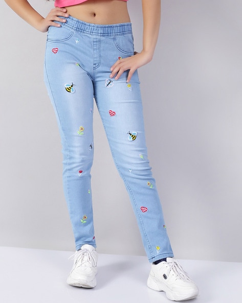 Girls 2024 slim jeggings