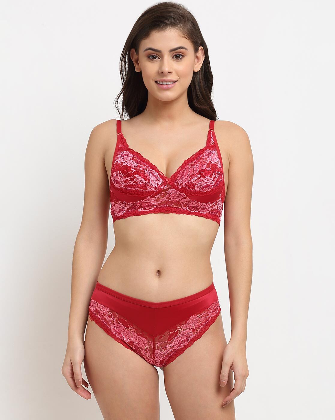 Buy online Maroon Hosiery Bra from lingerie for Women by Red Lilly Chilly  for ₹499 at 0% off