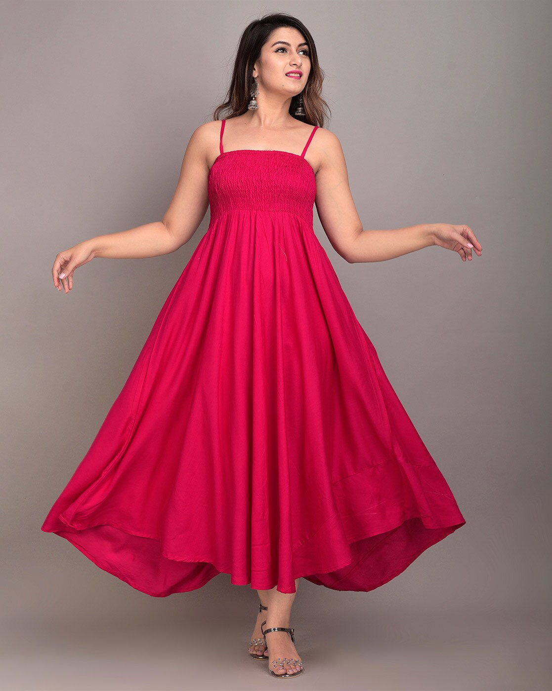 Buy Pink Dresses for Women by Janasya Online | Ajio.com