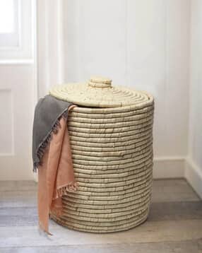 habere india Plam Leaf Natural Laundry Basket-picture-13