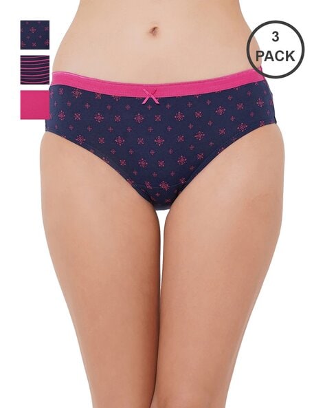 Pack of 3 Printed Hipster Panties