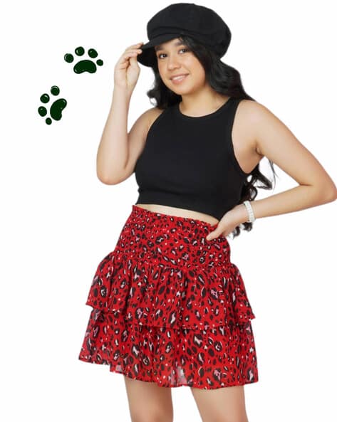 Buy Red Skirts for Girls by DRESS MY ANGEL Online