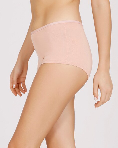 Pretty Polly Women's Eco Wear Seamfree Shorty Panty- Sustainable- hipster  boyshort, Beige (Nude), Small/Medium (US 4-8), 1 Piece at  Women's  Clothing store