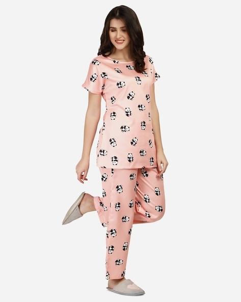 Pajamas for Women SHOPESSA Ladies Fashion Flannel Animal Print Pocket Long  Sleeve+ Long Pants Pajama Suit Family Gifts Great Gift for Less on  Clearence - Walmart.com