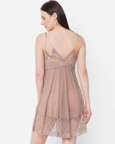 Lace Babydoll & Panties Set