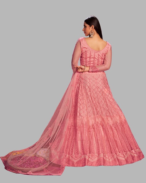 Buy Cavern Pink Anarkali Dress online-Karagiri – Karagiri Global