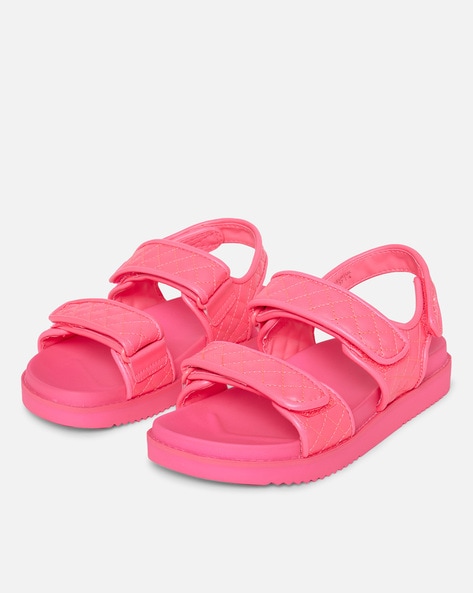 Gc Shoes Perri Hot Pink Flat Sandals | Lyst