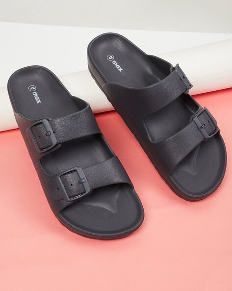 Double Buckle Strap Sliders