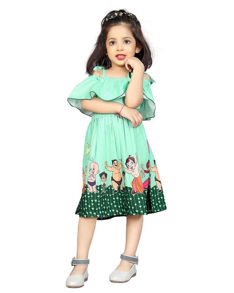 NETILGEN Green Tree Frog Design Print Cute Teen Girl Dresses for Daily Life  Spring Elegant Kid Dress up Clothing Suit 9-10 Y - Walmart.com