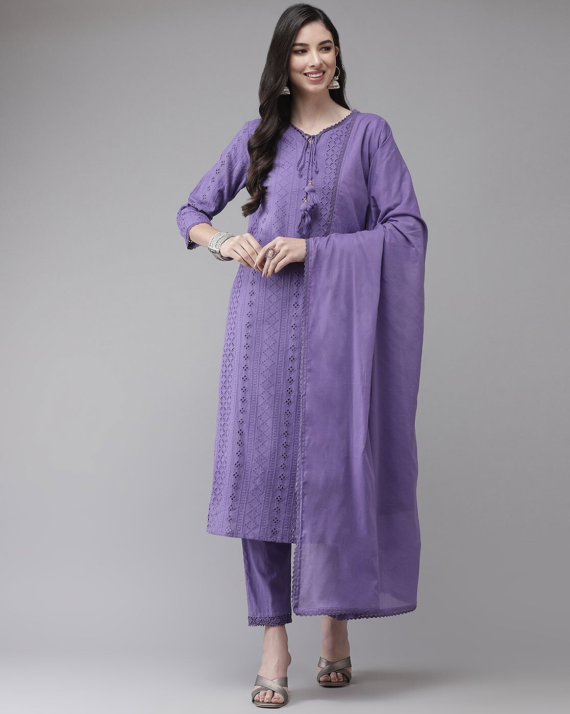 Buy Naira Cut Purple Rayon Flared Kurti for Women | Purple Kurta for Women  | Cut Kurtis for Women | Long Kurti for Women Stylish Rayon (Small) at  Amazon.in