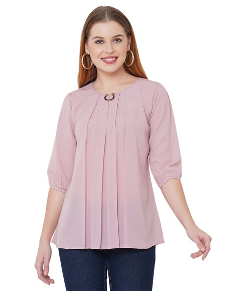 Buy Pink Tops for Women by Go-4 It Online