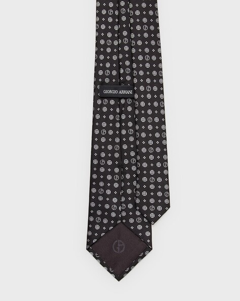 Armani logo tie new arrivals