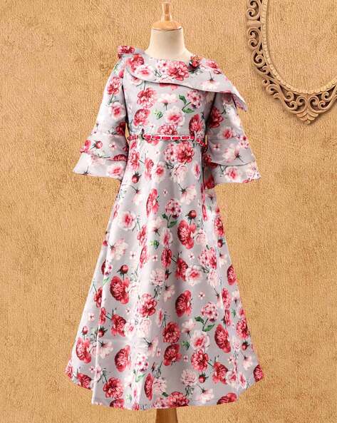 Floral gown for outlet girls