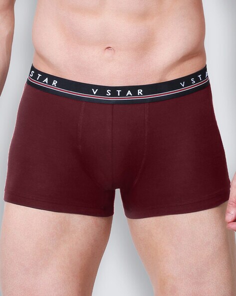 Buy Maroon Trunks for Men by V-STAR Online