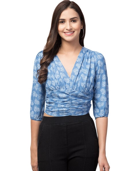 Buy Blue Tops for Women by ORCHID BLUES Online