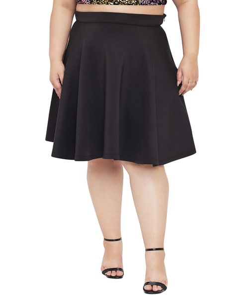 Plus size outlet skater skirt india