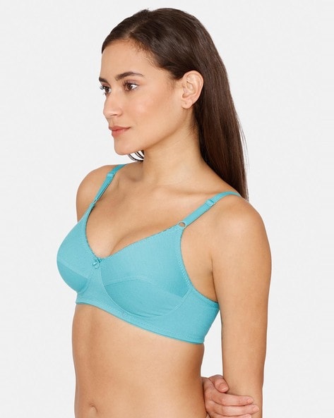 Double Layered Non-Wired Non-Padded 3/4th Coverage T-Shirt Bra