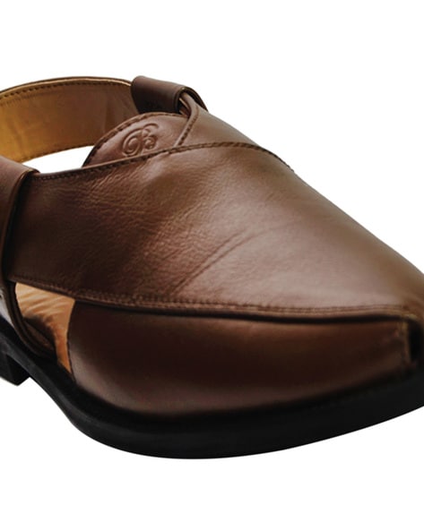 Buy Peshawari Chappal - Pure Leather - Handmade Peshawari Sandal - Brown in  Pakistan | online shopping in Pakistan