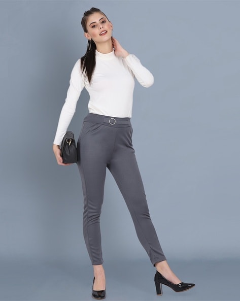 Fashion High Waist Side Pocket Office Trouser – Est.