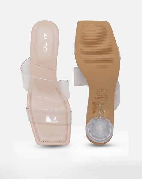 Clear discount sandals aldo