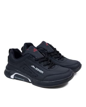 Buy Black Sports Shoes for Men by LANCER Online