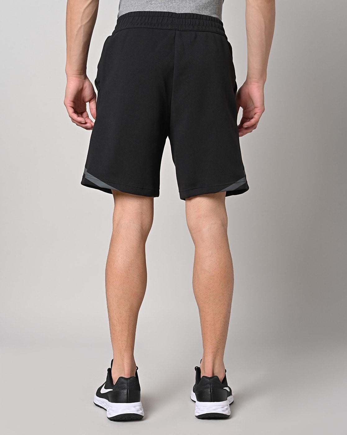 adidas Workout Logo Knit Shorts - Black, Men's Training