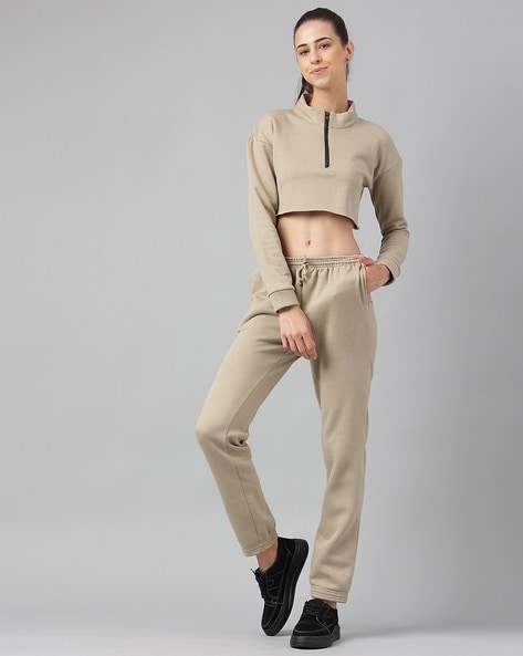 Beige tracksuit pants hot sale