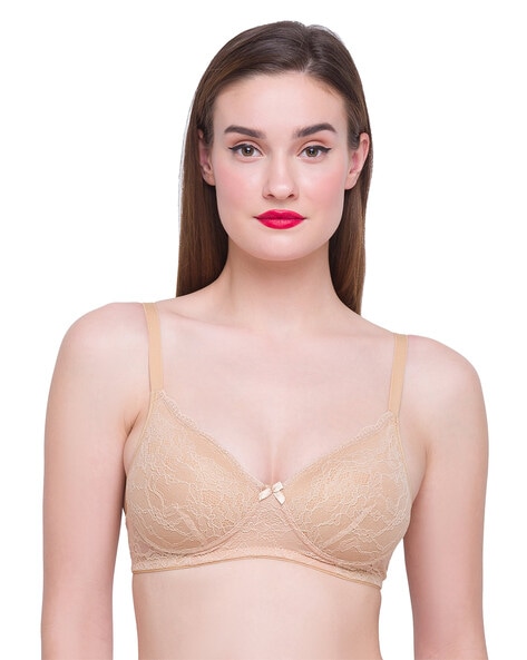 Shop Solid Padded Non-Wired Racerback Bra Online