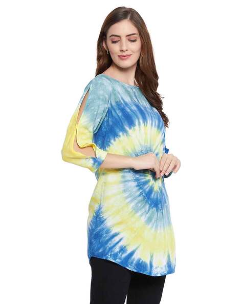 Buy Blue Tops for Women by Ruhaan'S Online