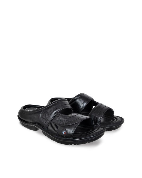 Leather Slide Flip Flops