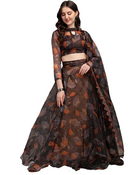 Brown Colour Bridal Heritage Colour Splash Alizeh New Latest Designer Wear  Net Lehenga Choli Collection 1004 I - The Ethnic World