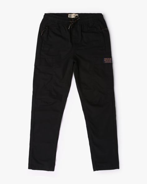 Cotton Pants with Flap Pockets