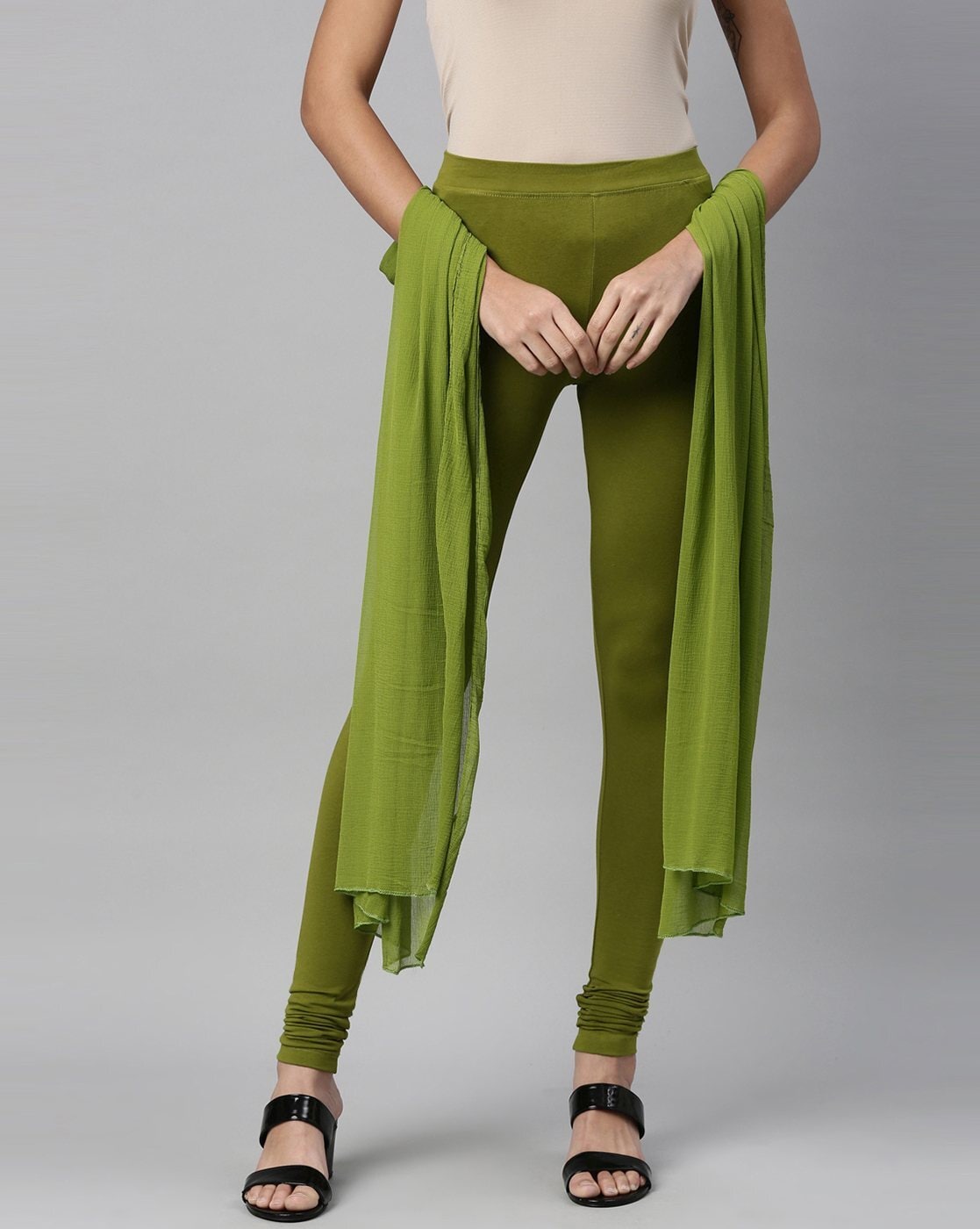GetUSCart- Colorfulkoala Women's High Waisted Pattern Leggings Full-Length  Yoga Pants (XS, Army Green Splinter Camo)